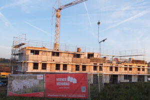 Mitten im Rohbau